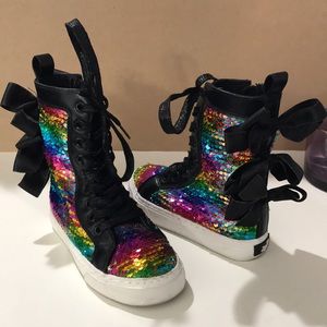 Jojo Siwa high top sneakers